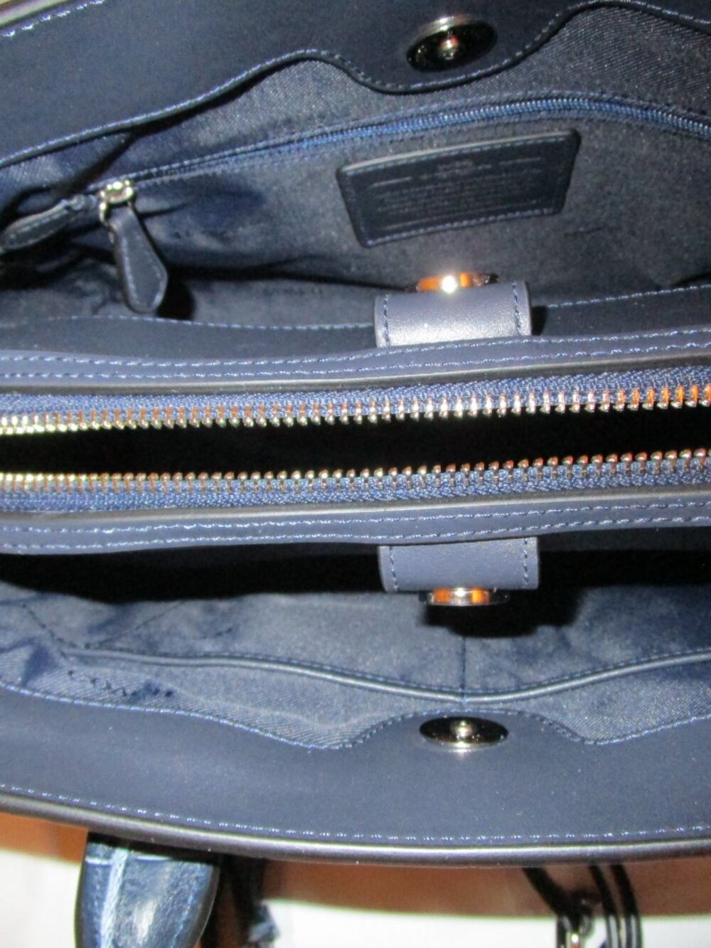 Coach Denim Croco Swagger - Picture 10 of 13